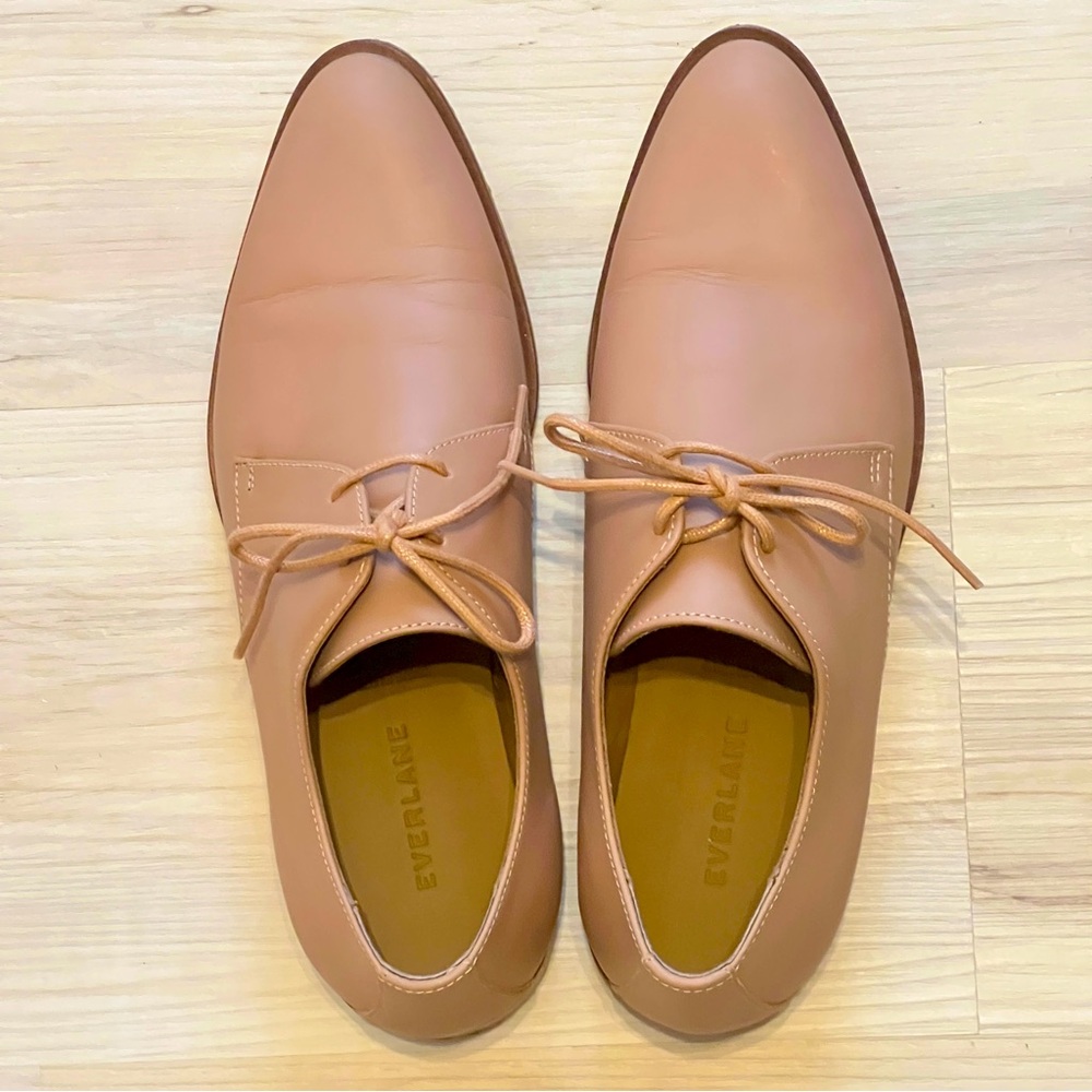 EVERLANE Women’s The Modern Oxford in Blush, size 7.5 - Excellent condition!